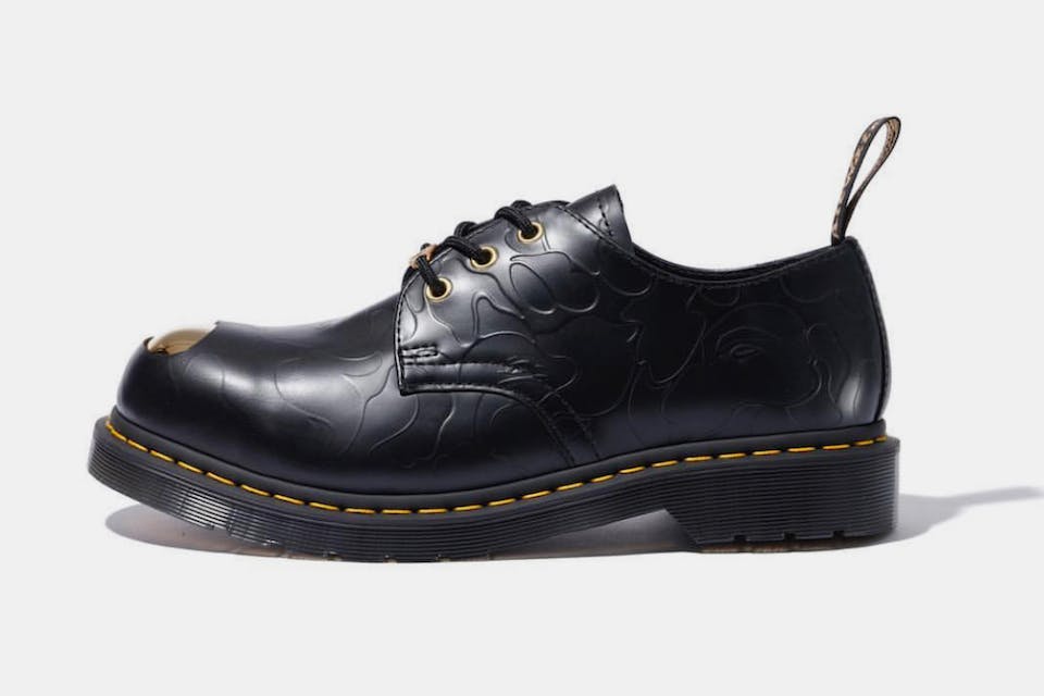Bape dr martens gold toe
